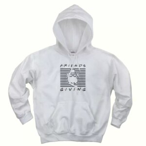 Friends Giving Turkey Head Thanksgiving Hoodie 4
