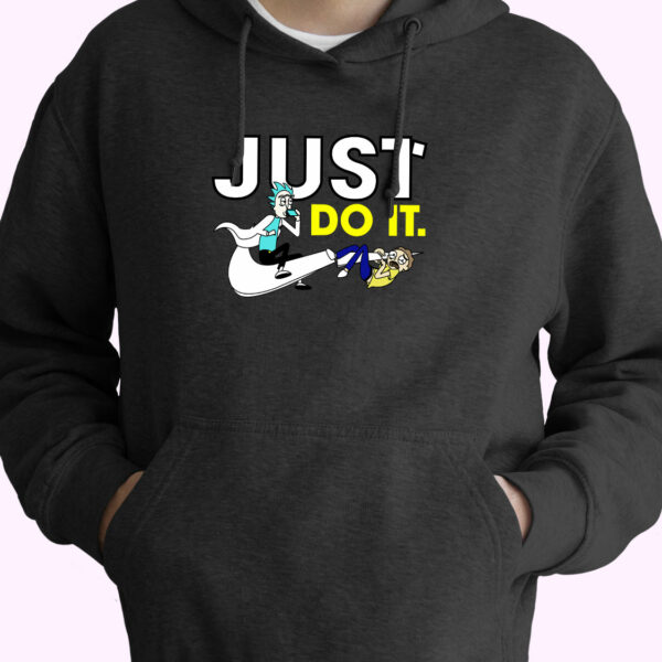 Funny Rick Just Do It 70s Basic Hoodie