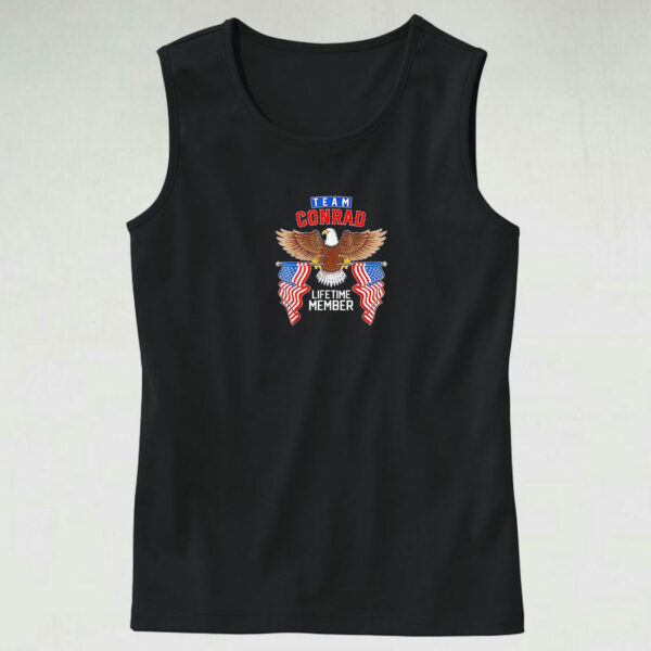Funny Team Conrad American Eagle Tank Top Design