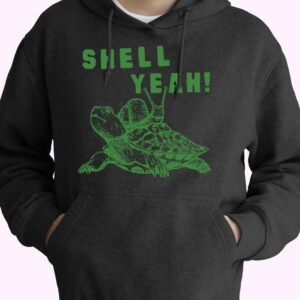 Funny Turtle Shell Yeah Tortoise 80s Oversized Hoodie.jpeg