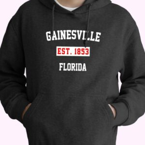 Gainesville Est 1853 Florida Vintage Hoodie 5