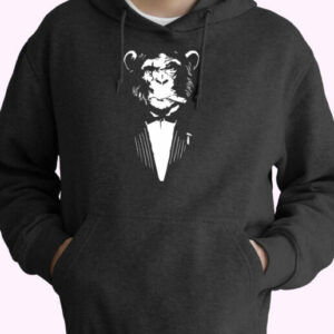 Gangsta Monkey Smoke Essential Hoodie