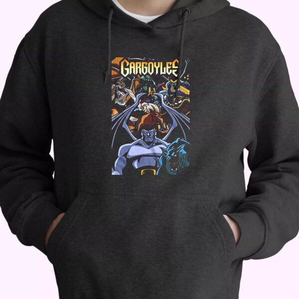 Gargoyles Comic Book Fashionable Hoodie