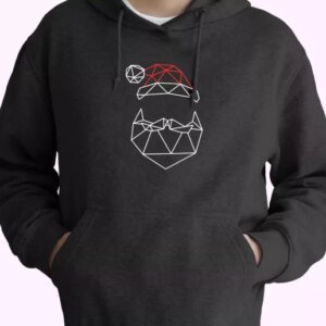 Geometric Santa Father Hoodie Xmas Outfits 4