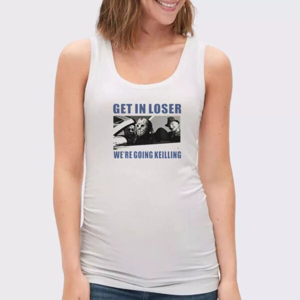 Get in Losers We’re Saving Halloween Town Summer Tank Top