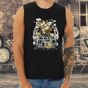 Girrafe Drummer Graphic Tank Top 3