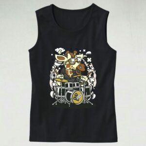 Girrafe Drummer Graphic Tank Top 4