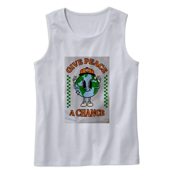 Give Peace A Chance Earth Day Tank Top
