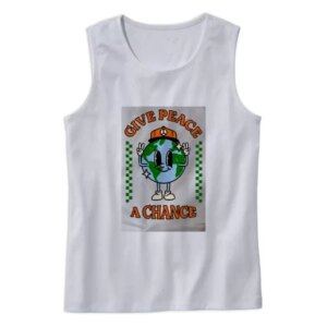 Give Peace A Chance Earth Day Tank Top 4