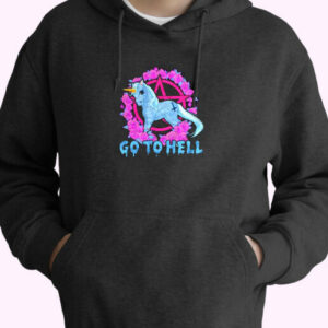 Go To Hell  Unicorn Essential Hoodie