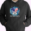God Bless America Flag 4th of July 70s Basic Hoodie