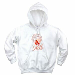 God Says I Am Black History Aesthetic Graphic Hoodie