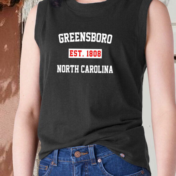 Greensboro Est 1808 North Carolina Tank Top