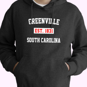 Greenville Est 1831 South Carolina Vintage Hoodie