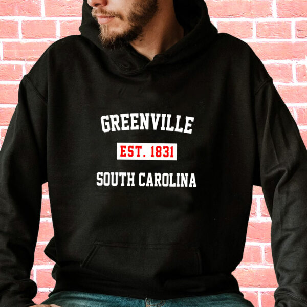 Greenville Est 1831 South Carolina Vintage Hoodie