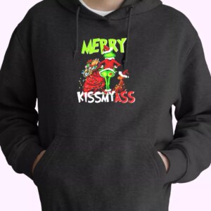 Grinch Merry Kiss My Ass Hoodie Xmas Outfits