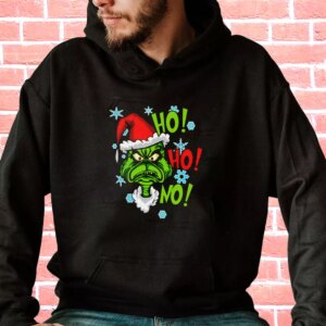 Grinch mashup santa ho ho ho Hoodie Xmas Outfits