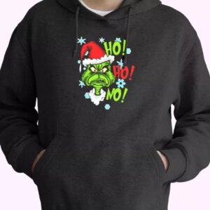 Grinch mashup santa ho ho ho Hoodie Xmas Outfits 4