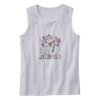 Groovy Let’s Go Ghouls Halloween Ghost Summer Tank Top