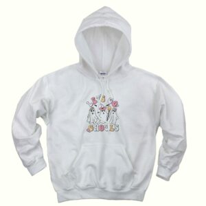 Groovy Let’s Go Ghouls Halloween Ghost Trendy Hoodie