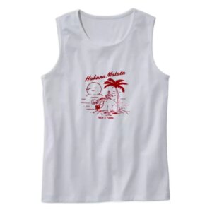 Hakuna Matata Timon and Pumba Beach Vacay Summer Tank Top 4
