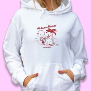 Hakuna Matata Timon and Pumba Beach Vacay Trendy Hoodie