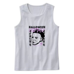 Halloween Japanese Movie Poster Michael Myers Summer Tank Top 4