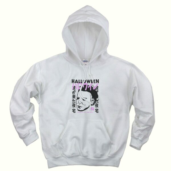Halloween Japanese Movie Poster Michael Myers Trendy Hoodie