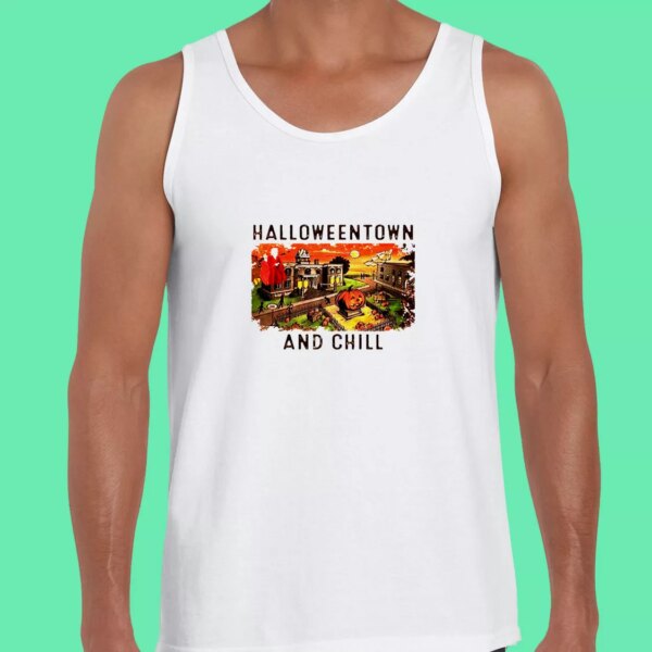 Halloweentown And Chill Summer Tank Top