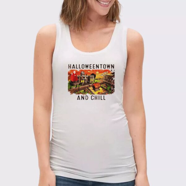 Halloweentown And Chill Summer Tank Top