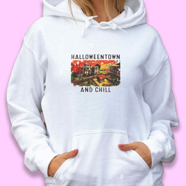 Halloweentown And Chill Trendy Hoodie