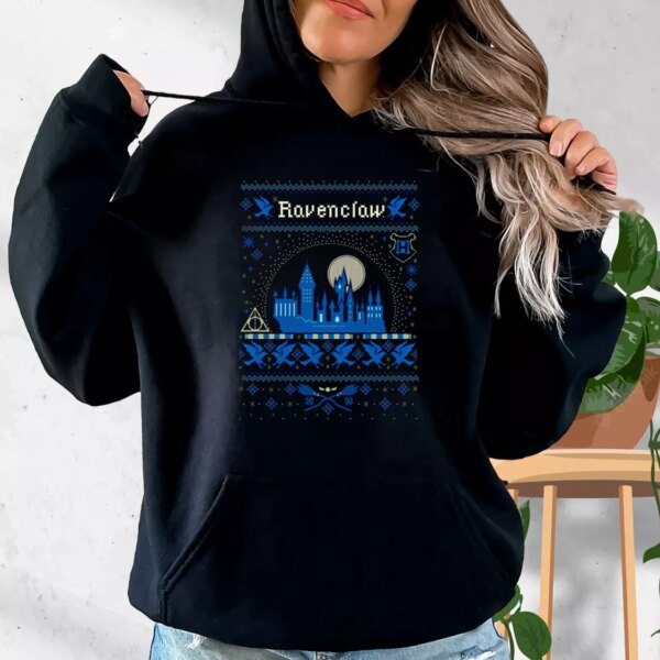 Harry Potter Ravenclaw Ugly Christmas Hoodie Xmas Outfits