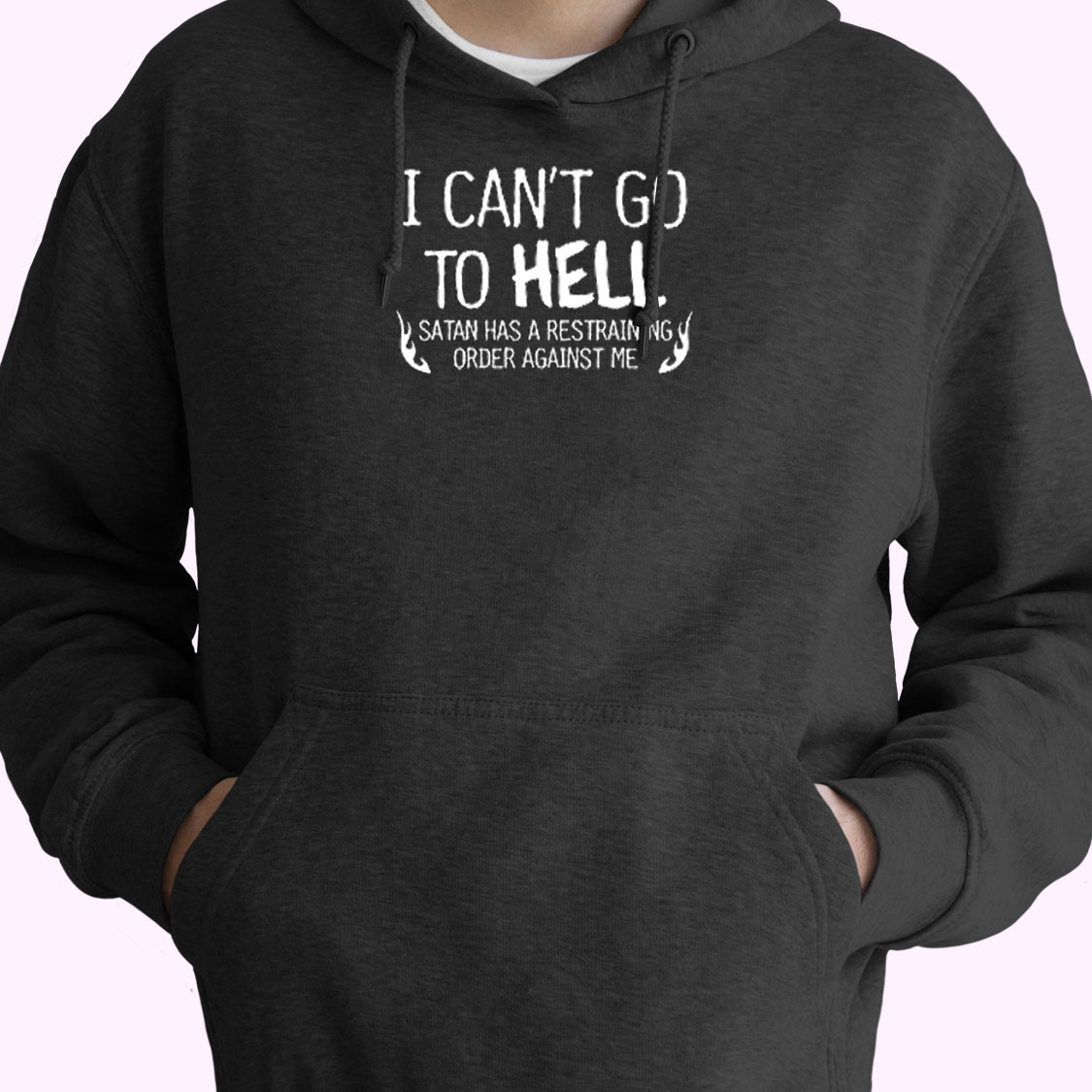 Hell Restraining Order Sarcastic Essential Hoodie Hell Restraining Order Sarcastic Essential Hoodie