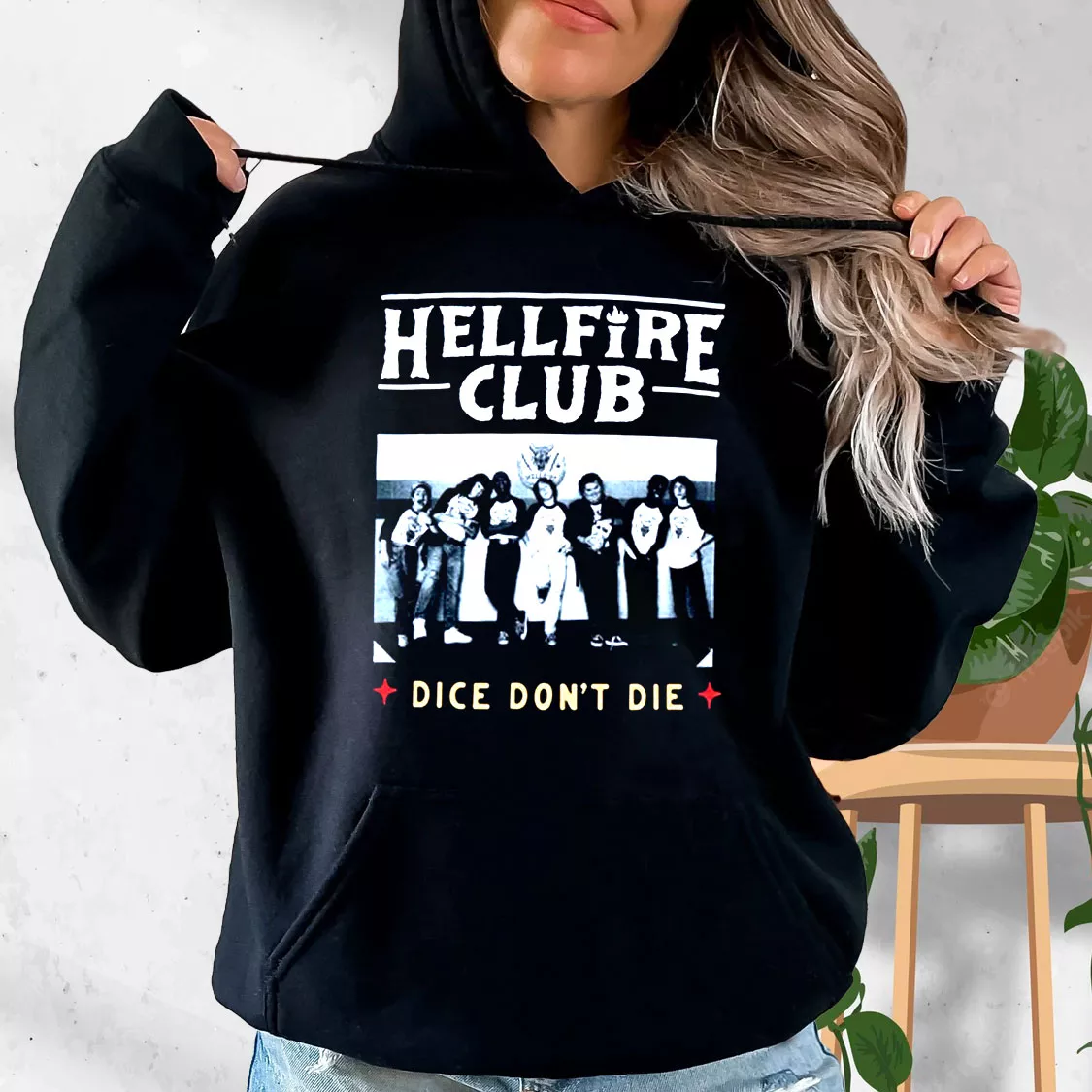 Hellfire Club Dice Don't Die Trendy Hoodie Hellfire Club Dice Don't Die Trendy Hoodie