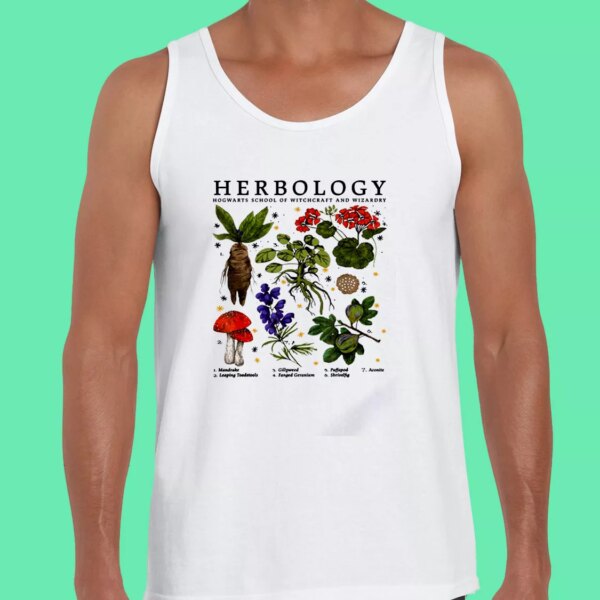 Herbology Plants Gym Christmas Tank Top