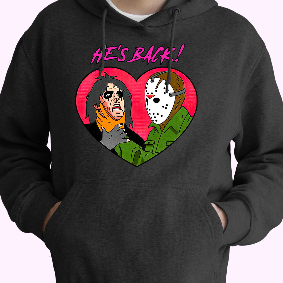 He's Back Horror Mode Cute Hoodie He's Back Horror Mode Cute Hoodie