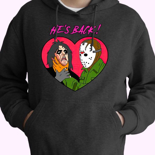 He's Back Horror Mode Cute Hoodie He's Back Horror Mode Cute Hoodie