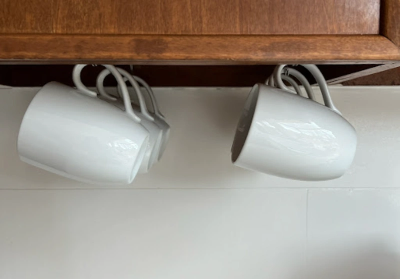Maximizing Space: A Comprehensive Guide On How To Hang Coffee Mugs Under Cabinet 9 How to Hang Coffee Mugs Under Cabinet