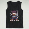 Hipster Fighter Graphic Tank Top