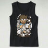 Hipster Volley Ball Player Graphic Tank Top