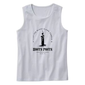 Hocus Pocus I Lit The Black Flame Candle Summer Tank Top 4