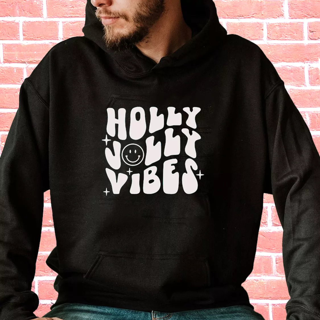 Holly Jolly Vibes Hoodie Xmas Outfits Holly Jolly Vibes Hoodie Xmas Outfits