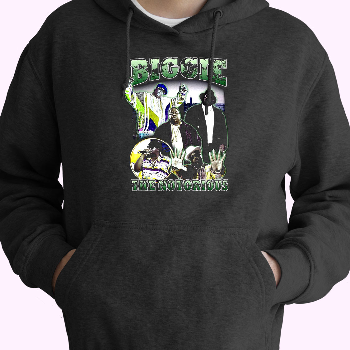 Hoodie Biggie Smalls Vintage Rap Style 90s Style Hoodie Biggie Smalls Vintage Rap Style 90s Style