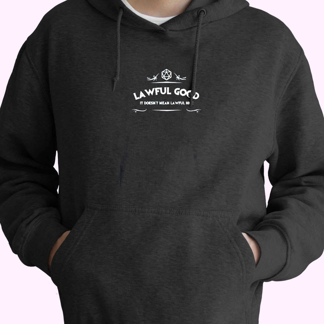 Hoodie Dungeons And Dragons Lawful Good 90s Style Hoodie Dungeons And Dragons Lawful Good 90s Style