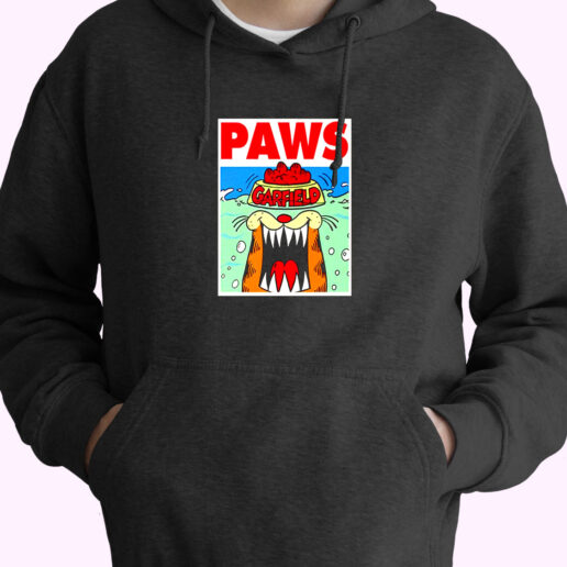 Hoodie Garfield Paws Jaws 90s Style Hoodie Garfield Paws Jaws 90s Style