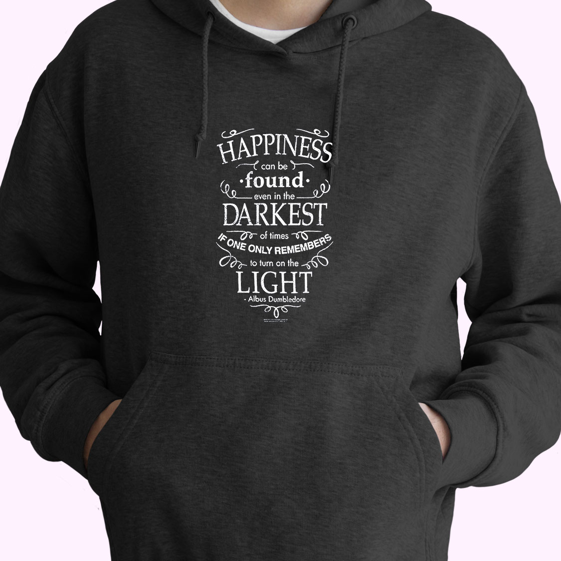 Hoodie Harry Potter Dumbledore Happiness Quote 90s Style Hoodie Harry Potter Dumbledore Happiness Quote 90s Style