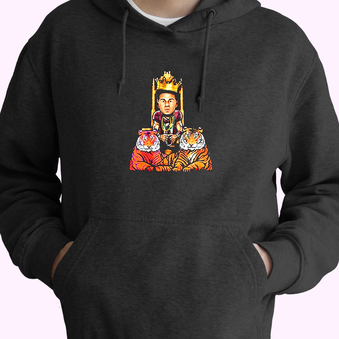 Hoodie Jordan Travis The Tiger King 90s Style Hoodie Jordan Travis The Tiger King 90s Style