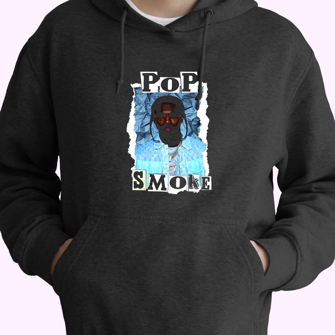 Hoodie Pop Smoke Photoshoot 90s Style Hoodie Pop Smoke Photoshoot 90s Style