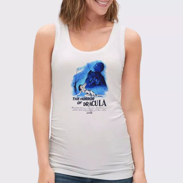 Horror of Dracula Ghostly Hammer Summer Tank Top