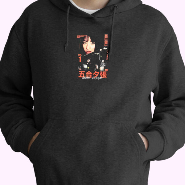 Huf X Kill Bill Gogo Yubari Black Hoodie Design
